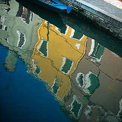 Farbe in der Architektur farbige Fassadengestaltung in Burano